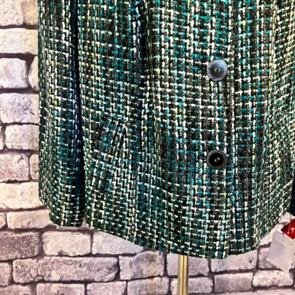 JM Collection NWT Fully Lined Long Sleeve Jacket Size 20W - Picture 3 of 10